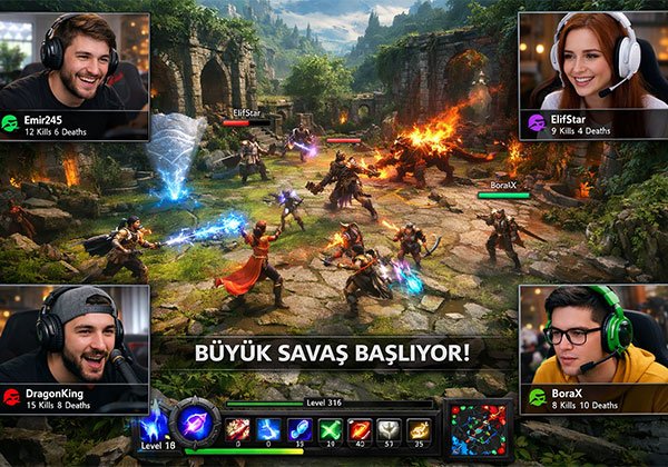 Vurdum Canlı Multiplayer Maçlar ve Takım Oyunu
