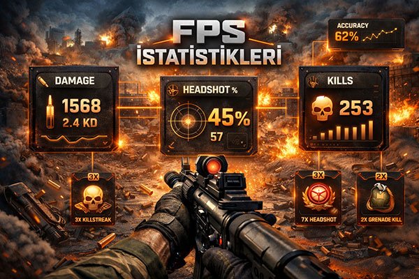 FPS Performans İstatistikleri ve Gelişim Takibi