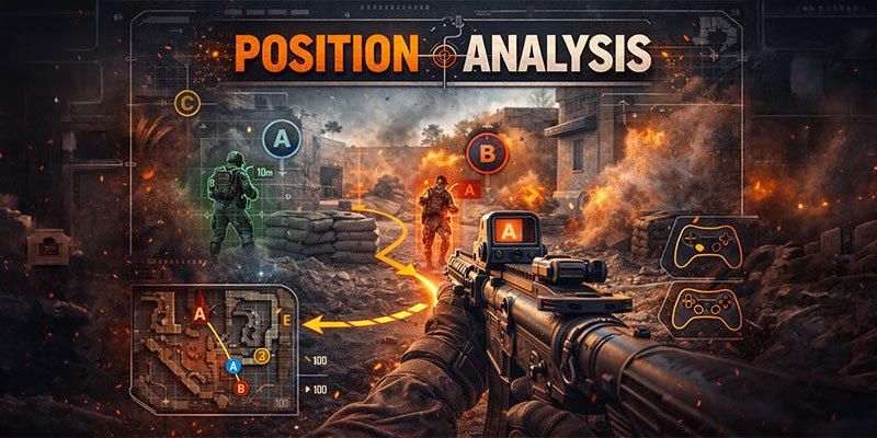 FPS Oyunlarında Pozisyon Analizi ve Harita Üzerinde Konum Seçimi